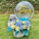 Ramos de flores surtidas con diseño exclusivo acompañado de un oso o conejo de peluche y un globo burbuja. Se entrega a domicilio en la ciudad de Bogota 